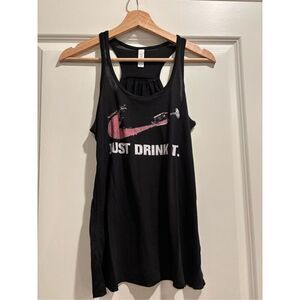Just Drink Wine Women's Tank Top size Small